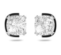 Swarovski Orecchini Harmonia, Cristalli Taglio Cushion, Bianco, Mix di Placcature