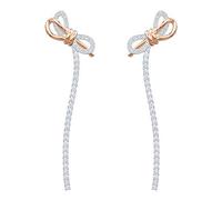Swarovski Orecchini Lifelong Bow, bianco, Mix di placcature