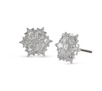 Swarovski Orecchini Magic Evolution Collection, fiocco di neve, Placcatura rodio