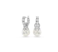 Swarovski Orecchini 'Matrix' argento / trasparente / bianco perla Donna Swarovski One Size argento / trasparente / bianco perla