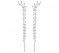 Swarovski Orecchini Mesmera, Taglio Marquise, Bianchi, Placcato rodio