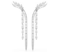 Swarovski Orecchini Mesmera, Taglio misto, Bianchi, Placcato rodio