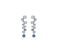 Swarovski Orecchini Constella, Misura Mista, Blu, Placcatura rodio