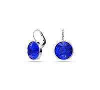 Swarovski Orecchini pendenti Bella, Taglio Round, Blu, Placcato rodio