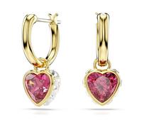 ORECCHINI PENDENTI CHROMA CUORE ROSSI SWAROVSKI