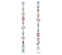 Swarovski Orecchini Pendenti Gema, Extra Lunghi, Multicolore, Placcato Rodio
