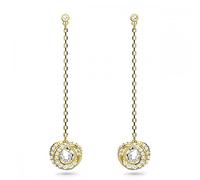 Swarovski Orecchini pendenti Generation, Lunghi, Placcato color oro