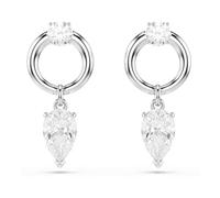 Swarovski Orecchini trafiti mesmera, bianco, rodio placcato