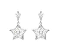 Swarovski Donna Stella Bianco Orecchini Cristallo 5652002