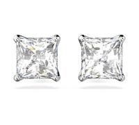 Swarovski Orecchini Stud Attract, Bianco, Placcatura Rodio