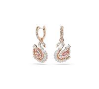 Swarovski Orecchini 'Swan' oro rosé / rosa / argento / trasparente Donna Swarovski One Size