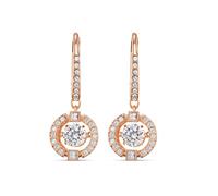 Swarovski Orecchini 'Una' oro rosé / trasparente Donna Swarovski One Size