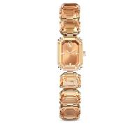 Swarovski Bracciale in metallo orologio Millenia, Champagne Gold PVD, Topaz in Colorado chiaro