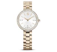 Swarovski Orologio Certa, Fabbricato in Svizzera, Bracciale di metallo, Tono dorato, Finitura in tonalità champagne dorato
