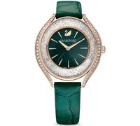 Swarovski - Orologio Crystalline Aura in Pelle - - Accessories - Donna - Verde - ONE SIZE