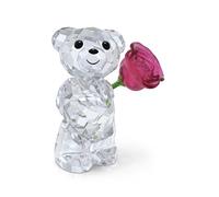 DECORAZIONE ORSETTO KRIS UNA ROSA CON AMORE DONNA SWAROVSKI