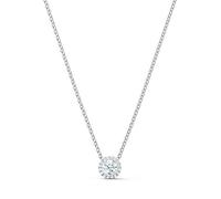 Swarovski Pendente Angelic Round, Bianco, Placcato Rodio