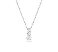 SWAROVSKI Pendente Attract Trilogy, Rotondo, Bianco, Placcato rodio