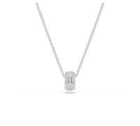 Swarovski Pendente Dextera, Bianco, Placcato rodio