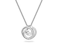 Swarovski Pendente Generation, Bianco, Placcato rodio