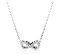 Swarovski Pendente Hyperbola, Pavé, Infinito, Bianco, Placcato rodio