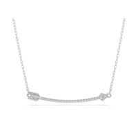 Swarovski Pendente Idyllia, Taglio misto, Freccia, Bianco, Placcato rodio