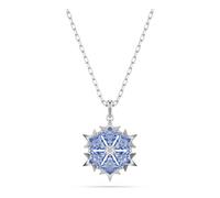 Swarovski Ciondolo evolutivo magico, blu grigiastro, rodio placcato