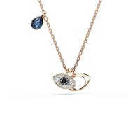 Swarovski Pendente Symbolica, Occhio, Multicolore, Placcato color oro rosa
