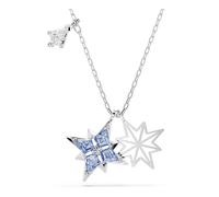 Swarovski Ciondolo simbolico, blu grigiastro, rodio placcato