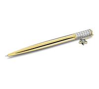 Swarovski Penna a sfera Celebration 2022, Stella, Bianco, Placcato color oro