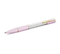 Swarovski Penna a sfera Crystalline Lustre, Rosa, Placcato color oro