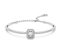 Swarovski Pink Crystal Bangle, Octagon Cut Pink Crystal in a Rose Gold Tone Plated Setting, from the Millenia Collection