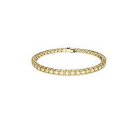 SWAROVSKI Pulsera 5648933 Matrix Tennis Amarillo, Argento, Nessuna pietra preziosa