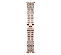 Swarovski Scintillante cinturino Princess, per Apple Watché 40 mm e 41 mm, tonalità oro rosa, finitura tonalità oro rosa