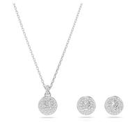 Swarovski Set Meteora, Bianco, Placcato rodio