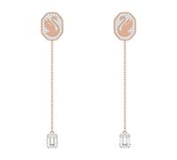 Swarovski - Signum Orecchini Goccia Donna Oro Rosa 5628569 - - Accessories - Donna - Rosa - ONE SIZE
