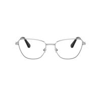 Swarovski Donna SK1018 4001 Montature da vista Metallo Argento Trasparente Cat Eye Normale