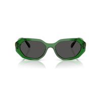 Swarovski Sk6028 Occhiali Da Sole Donna Verde Squadrato Grigio 54mm