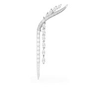 Swarovski Mesmera Spilla, Tagli Misti, Bianco, Placcato Rodio