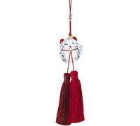 Swarovski - Statuetta Decorativa a Forma di Gatto, in Cristallo, 24 x 3,2 x 2,5 cm, Multicolore