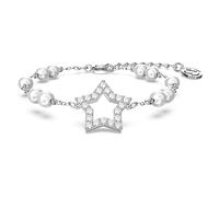 Swarovski Stella Bracciale Pavé, Stern, Bianco, Rodiato Nuovo