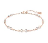 Swarovski Strand Remix Collection taglio rotondo, bianco, placcato oro rosa, One Size, cristallo, zirconia cubica, Taglia unica, Cristallo, Zirconia cubica