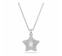 Swarovski Sublima Ciondolo, Taglio Rotondo, Stella, Bianco, Placcato Rodio