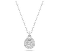 COLLANA METEORA BIANCA PLACCATA RODIO DONNA SWAROVSKI
