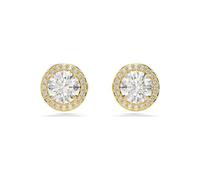 Swarovski - Orecchini a Bottone con Pietra Portafortuna- Taglio Quadrato - - Accessories - Donna - Verde - ONE SIZE