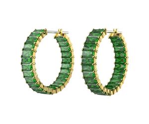 Swarovski - Unisex Matrix Creolen Verde Oro 5658651 - - Accessories - unisex - Giallo - ONE SIZE