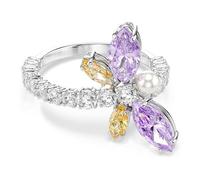 Swarovski x Ariana Grande Anello con motivo, Taglio misto, Libellula, Placcato rodio