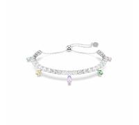 Swarovski x Ariana Grande Bracciale Tennis, Taglio misto, Multicolore, Placcato rodio