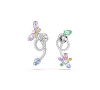 Swarovski x Ariana Grande Orecchini pendenti con orecchino jacket, Taglio misto, Libellula, fiore, Multicolore, Placcato rodio