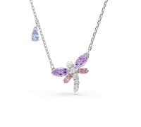 Swarovski x Ariana Grande Pendente, Taglio misto, Libellula, Multicolore, Placcato rodio